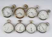 EIGHT ELGIN POCKET WATCHES1: D