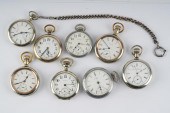 EIGHT ELGIN POCKET WATCHES1: P