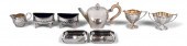 EIGHT ENGLISH SILVER SMALL TAB
