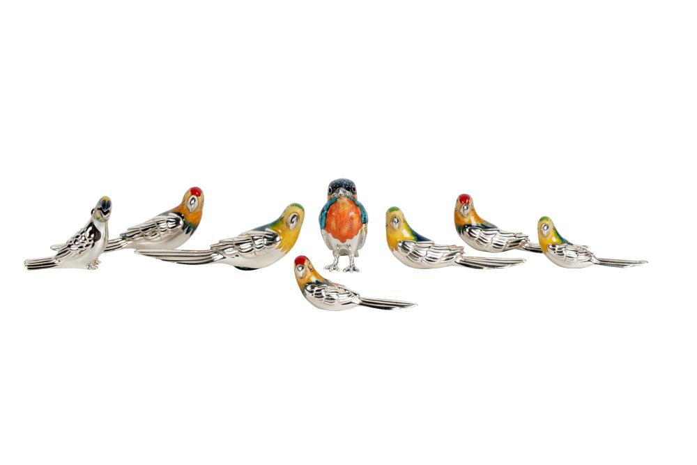 EIGHT ENGLISH STERLING SILVER &