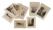 EIGHT ETCHINGS INCLUDING LAND,