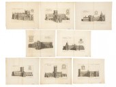 EIGHT ETCHINGS OF ENGLISH CHUR