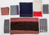 EIGHT ETHNOGRAPHIC TEXTILESEig