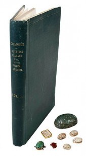 EIGHT FAIENCE AND STONE EGYPTI