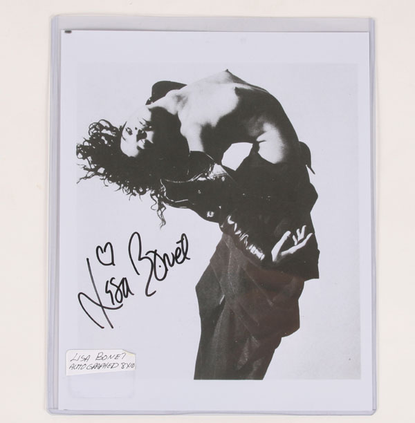 Eight female autographs on 8" x 10"