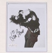 Eight female autographs on 8"