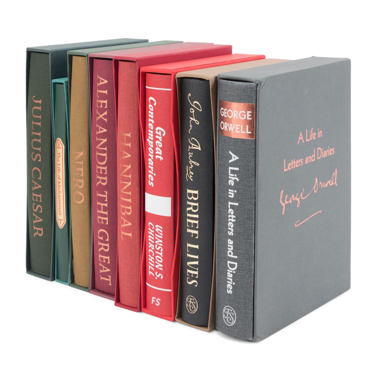 EIGHT FOLIO SOCIETY BOOKS ON