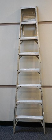 EIGHT-FOOT ALUMINUM LADDEREigh