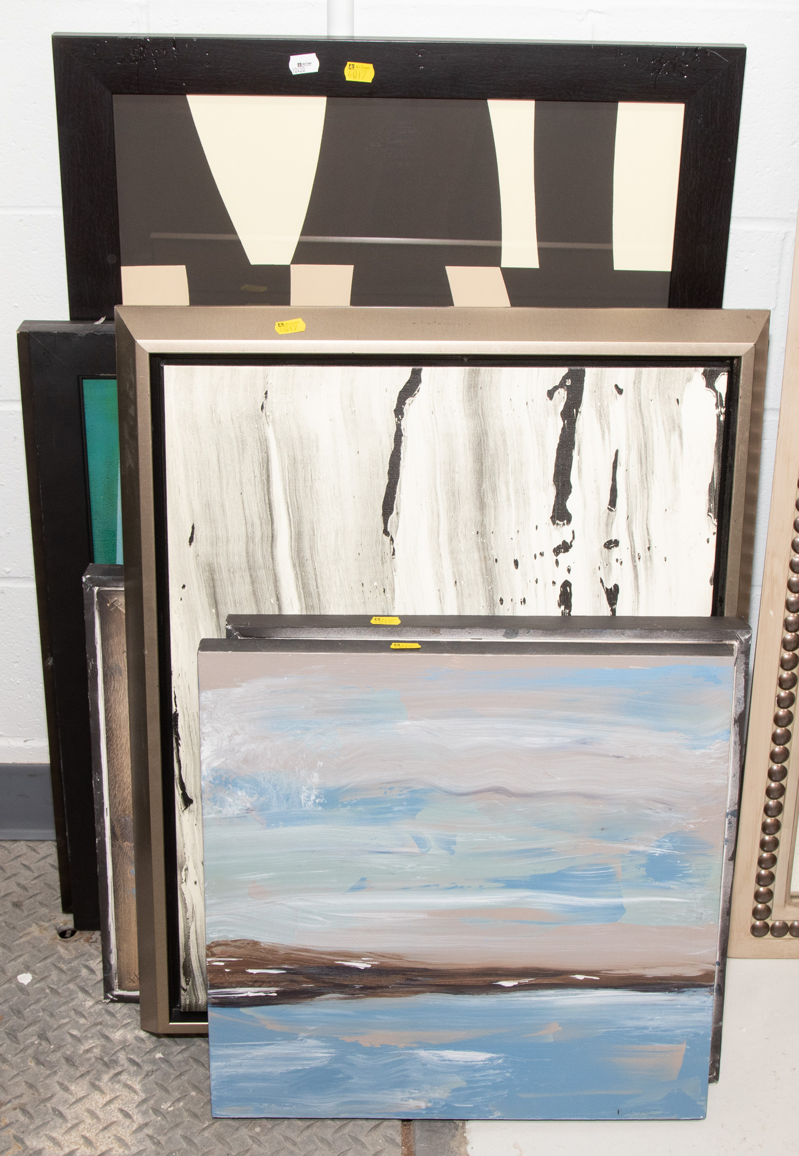 EIGHT FRAMED & UNFRAMED WALL