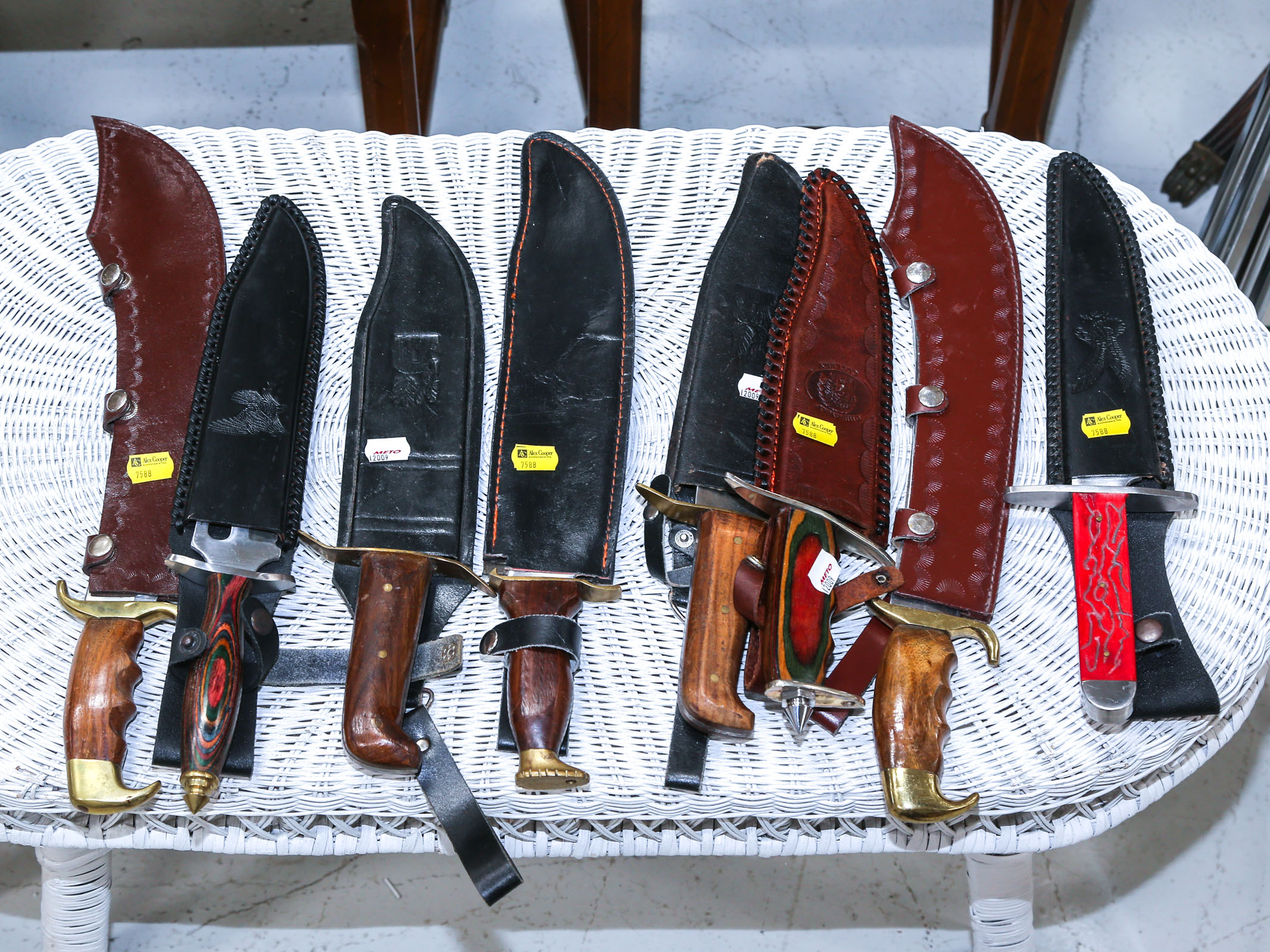 EIGHT FROST MADE IN PAKISTAN KNIVES