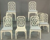 EIGHT GEORGE III STYLE 'CHINES
