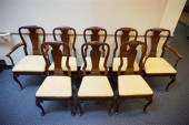EIGHT GEORGE III STYLE MAHOGAN
