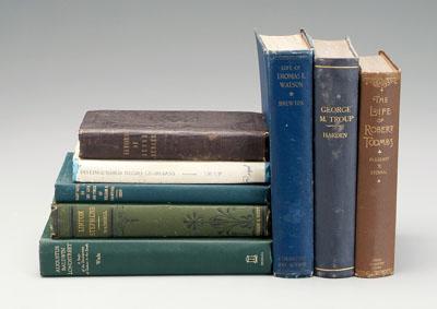 Eight Georgia biographies: works of