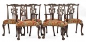 EIGHT GEORGIAN-STYLE MAHOGANY