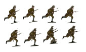 EIGHT GERMAN CAST LEAD FLAT RU