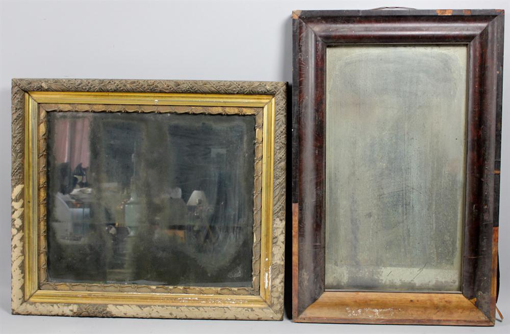 EIGHT GILT-FRAMED MIRRORS