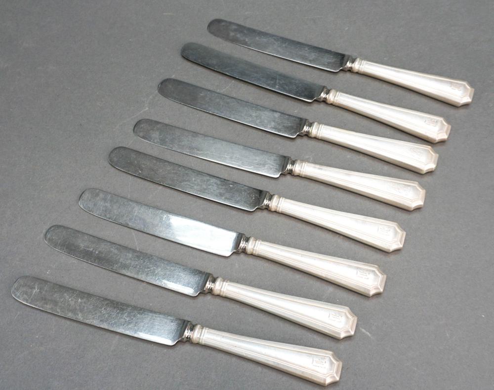 EIGHT GORHAM STERLING HANDLE DINNER