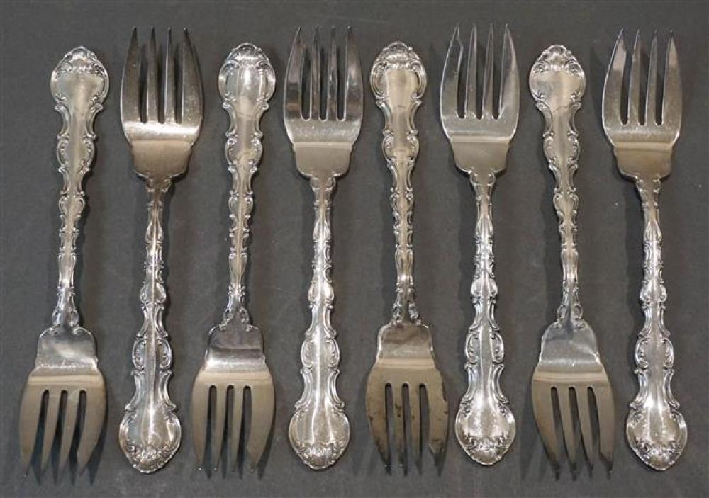 EIGHT GORHAM STERLING SALAD/DESSERT