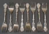 EIGHT GORHAM STERLING SALAD/DE
