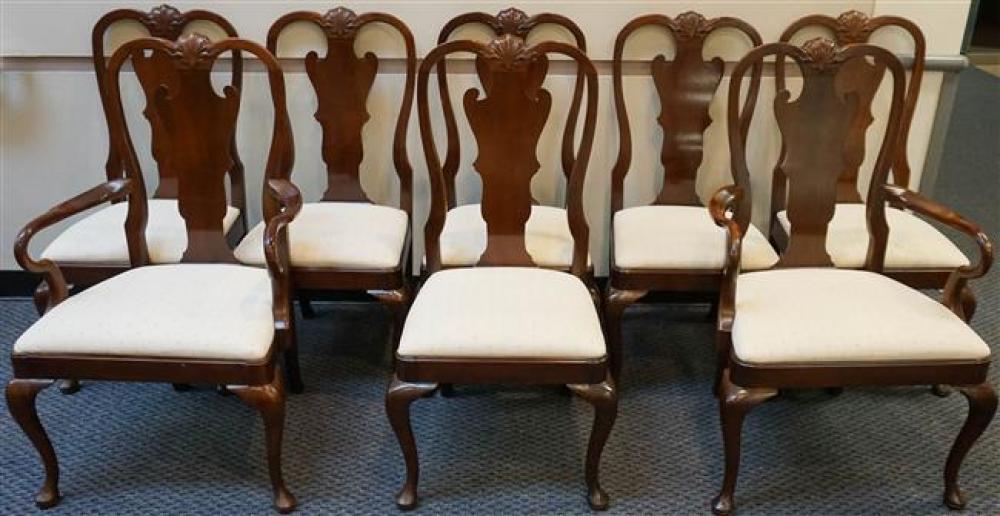 EIGHT HENREDON QUEEN ANNE STYLE
