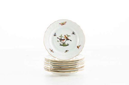 EIGHT HEREND ROTHSCHILD BIRD