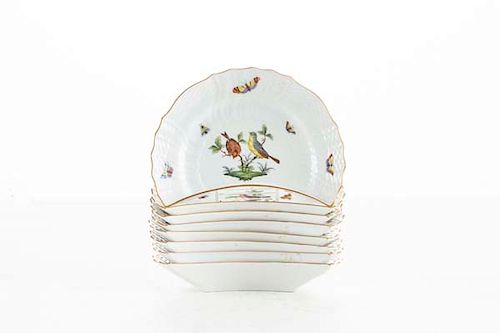 EIGHT HEREND ROTHSCHILD BIRD