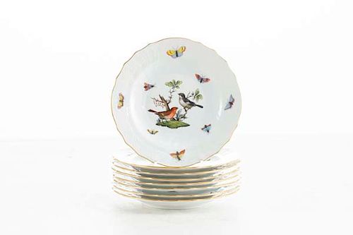EIGHT HEREND ROTHSCHILD BIRD