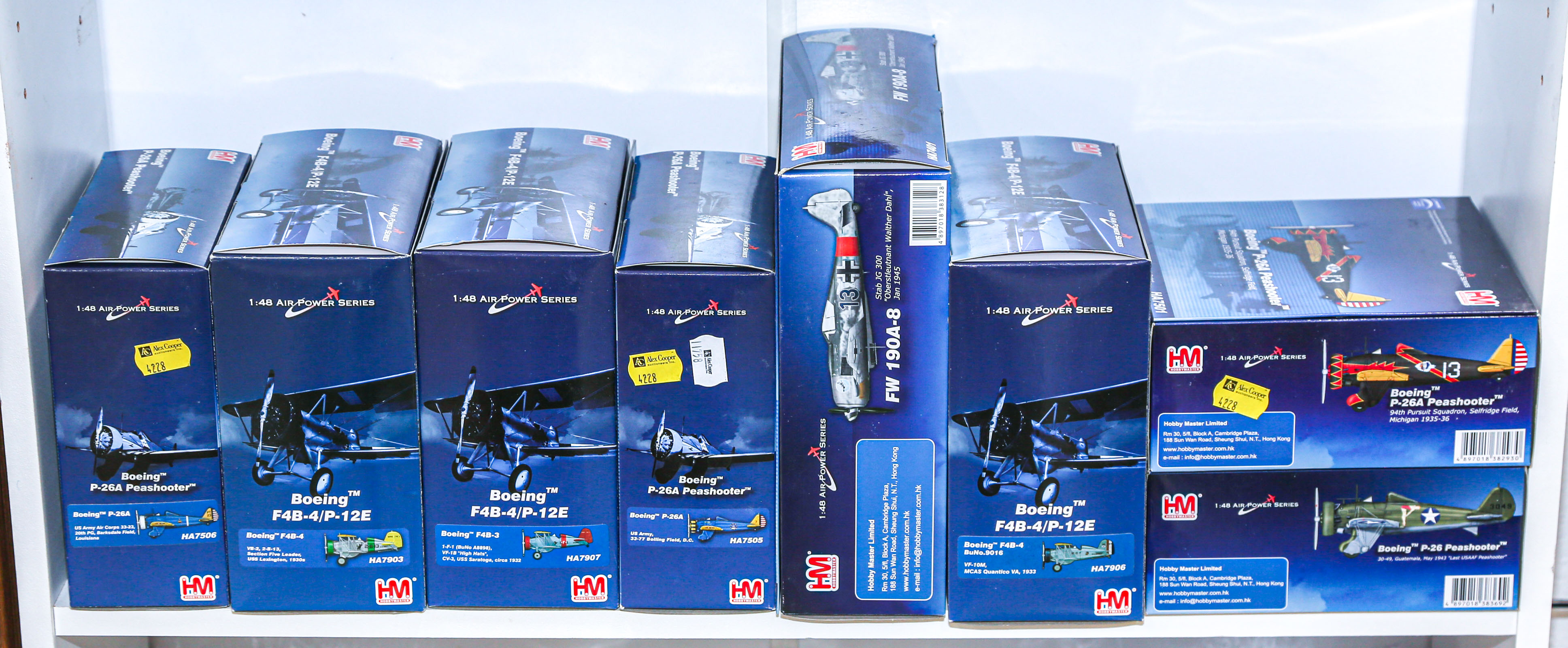 EIGHT HOBBYMASTER 1/48TH SCALE