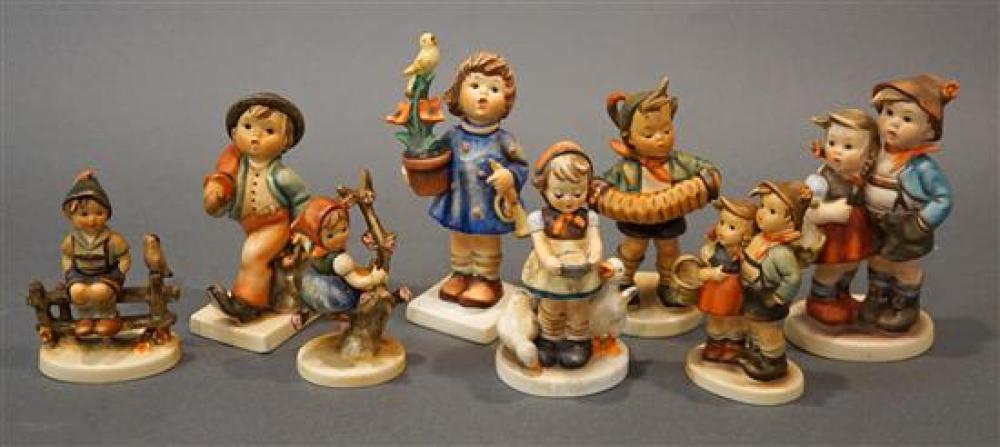 EIGHT HUMMEL FIGURINESEight