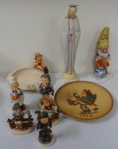 EIGHT HUMMEL PORCELAIN FIGURES