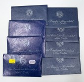 EIGHT IKE BLUE PACKS 3-1971, 2