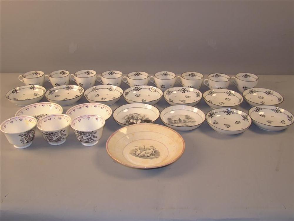 EIGHT IMARI LOBED DISHES late