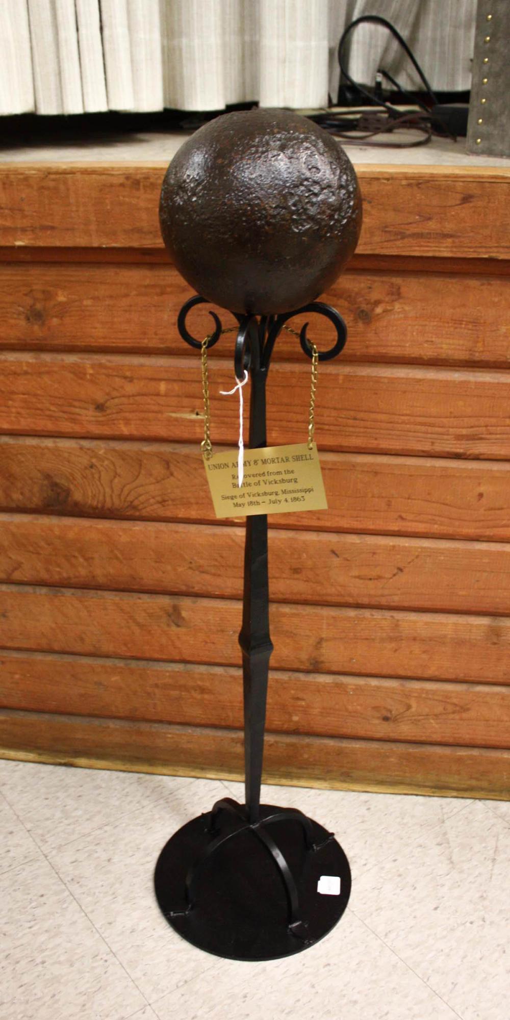 EIGHT INCH UNION CIVIL WAR MORTAR
