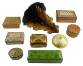 +EIGHT INLAID AND LACQUERED BO