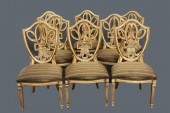 EIGHT ITALIAN NEO-CLASSICAL PA