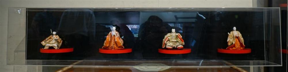 EIGHT JAPANESE EMBROIDERED SILK