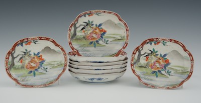 Eight Japanese Porcelain Plates