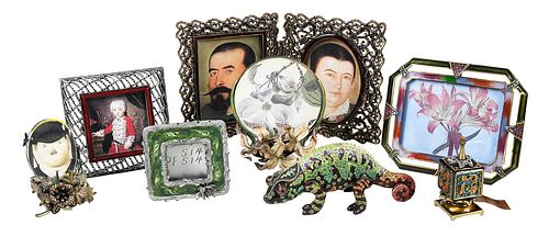 EIGHT JAY STRONGWATER JEWELED AND