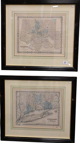 EIGHT JOSEPH H. COLTON HAND COLORED