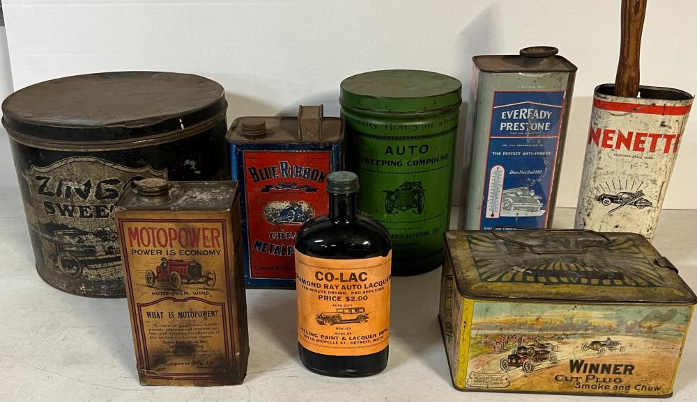 EIGHT LARGER CONTAINERS AUTO