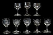 EIGHT LATE 18TH C. SMALL CORDI