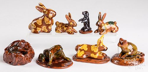 EIGHT LESTER BREININGER REDWARE