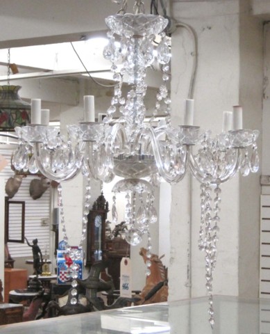 EIGHT-LIGHT CRYSTAL CHANDELIER 24''