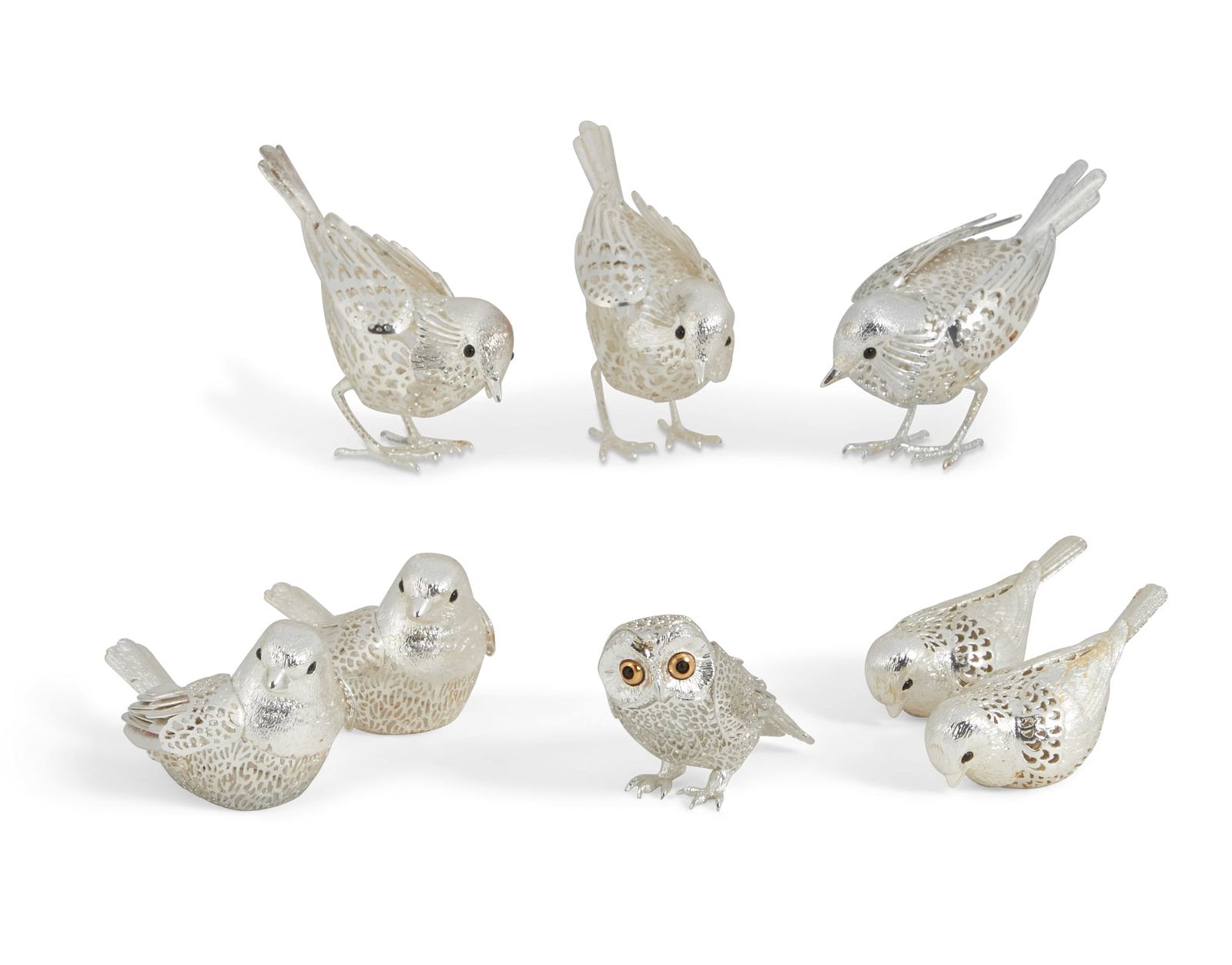 EIGHT LUMIERE D'ARGENT MODELS OF