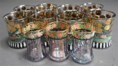 EIGHT MACKENZIE-CHILDS GLASS T