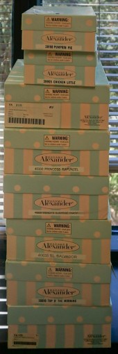 EIGHT MADAME ALEXANDER DOLLS I