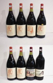 EIGHT MAGNUM BOTTLES OF VINTAG