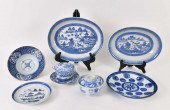 EIGHT MISC. ASIAN BLUE/WHITE P