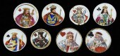 EIGHT MISCELLANEOUS HAND PAINT