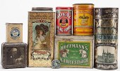 EIGHT MISCELLANEOUS TINSEight